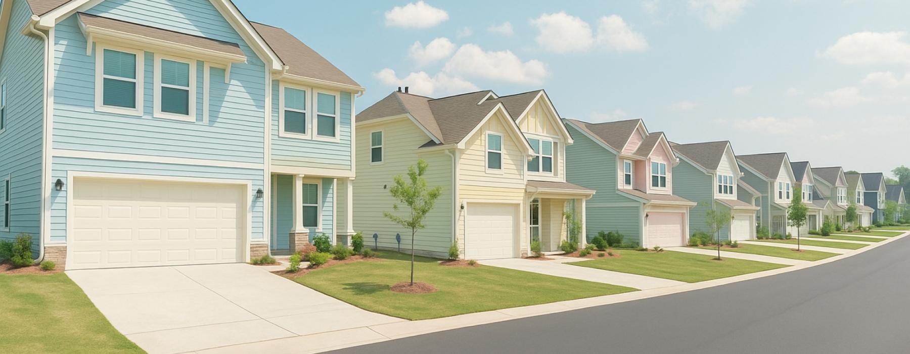 a row of houses